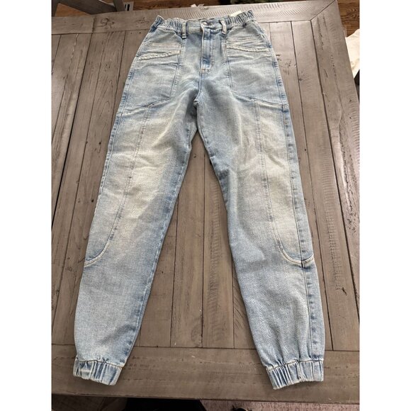 RETROFETE Myla Tapered Denim Jean Jogger Pants Romano Size 25 - Picture 4 of 7